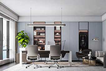 漯河轻奢风格-书房