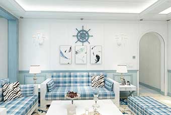 漯河地中海风格-客厅
