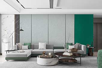 漯河轻奢风格-客厅