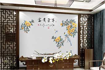 漯河森佰汇航空纤维墙咔（富贵荣华）