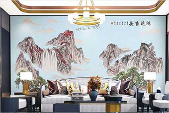 漯河森佰汇航空纤维墙咔（鸿运当头）